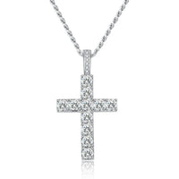 Moissanite Cross Necklace
