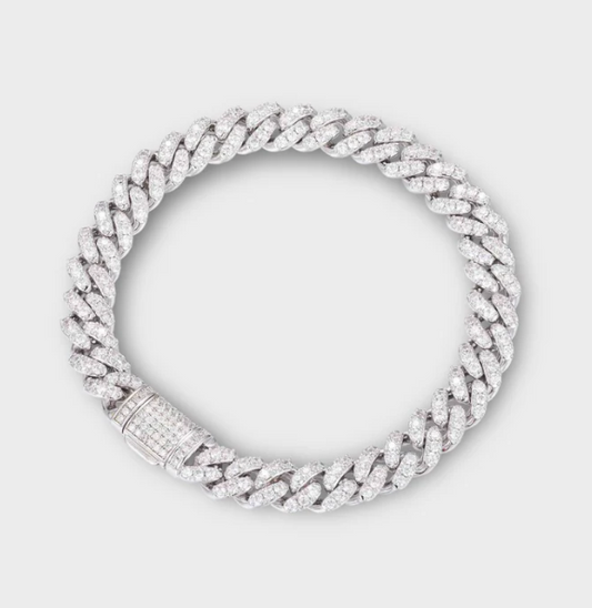 Moissanite Cuban Bracelet