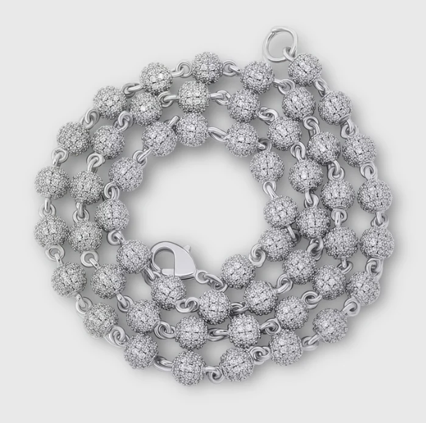 Ball Moissanite Chain