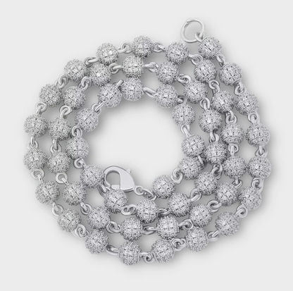 Ball Moissanite Chain