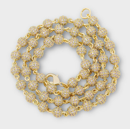 Ball Moissanite Chain