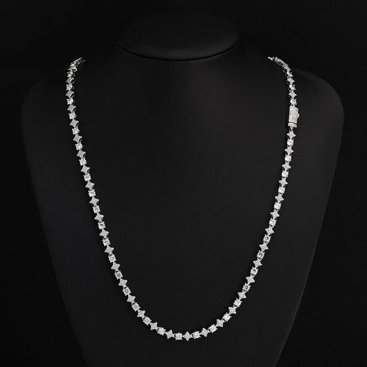 Moissanite Star Tennis Chain